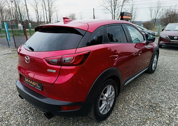 Mazda CX-3 cena 78900 przebieg: 128000, rok produkcji 2018 z Kłecko małe 466